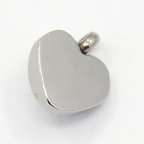 

PandaHall 201 Stainless Steel Rhinestone Heart Charm Pendants, Grade A, Faceted, Crystal, 9x8x4mm, Hole: 1mm Stainless Steel+Rhinestone..., Clear
