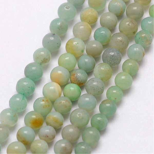 

PandaHall Natural Amazonite Bead Strands, Round, 3~3.5mm, Hole: 0.7mm, about 115~125pcs/strand, 16 inch Amazonite Round