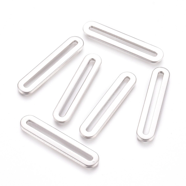 

PandaHall Brass Linking Rings, Long-Lasting Plated, Oval, Real Platinum Plated, 29.5x6.5x1.2mm, Inner Diameter: 25.5x2mm Brass Oval