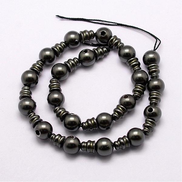 

PandaHall Plated Shell 3-Hole Guru Beads Strands, T-Drilled Beads, for Buddhist Jewelry Making, Gray, 18mm, Hole: 2~3mm, 2pcs/set...