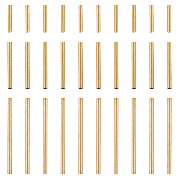 

PandaHall DICOSMETIC 60Pcs 3 Style 304 Stainless Steel Tube Beads, Golden, 10~25x1.5mm, Hole: 1mm, 20pcs/style 304 Stainless Steel Tube