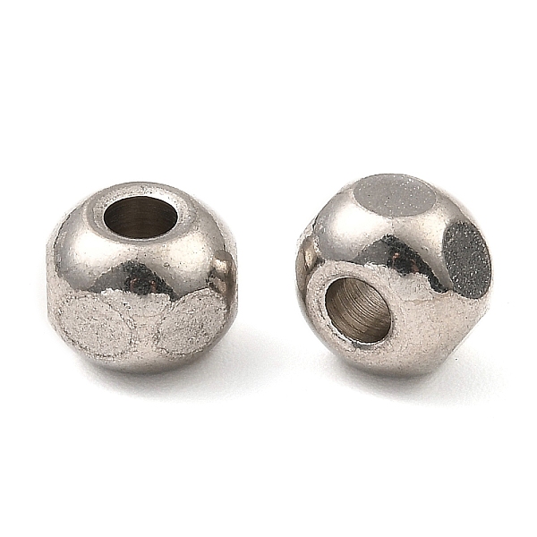 

PandaHall 304 Stainless Steel European Beads, Large Hole Beads, Rondelle, Stainless Steel Color, 10x8mm, Hole: 4mm 304 Stainless Steel...