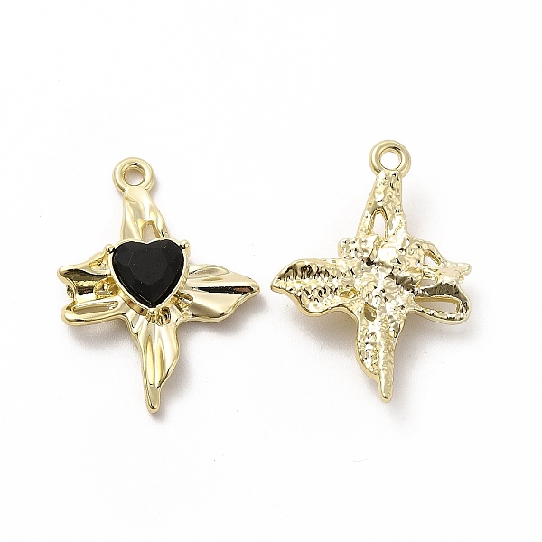 

PandaHall Glass Heart Pendants, with Light Gold Alloy Finding, Long-Lasting Plated, Cadmium Free & Lead Free, Black, 24.5x18x5mm, Hole...