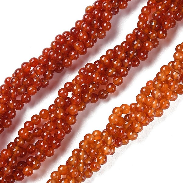 

PandaHall Natural Carnelian Beads Strands, Grade AB, Round, 8mm, Hole: 0.8mm, about 44~47pcs/strand, 14.80~14.96 inch(37.6~38cm) Carnelian...