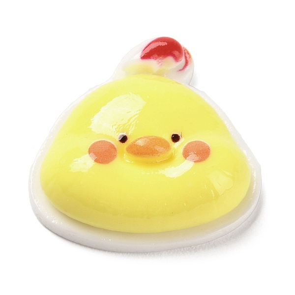

PandaHall Animal Theme Opaque Resin Cabochons, Jewelry Making, Chick, 24.5x25.5x10mm Resin Chick