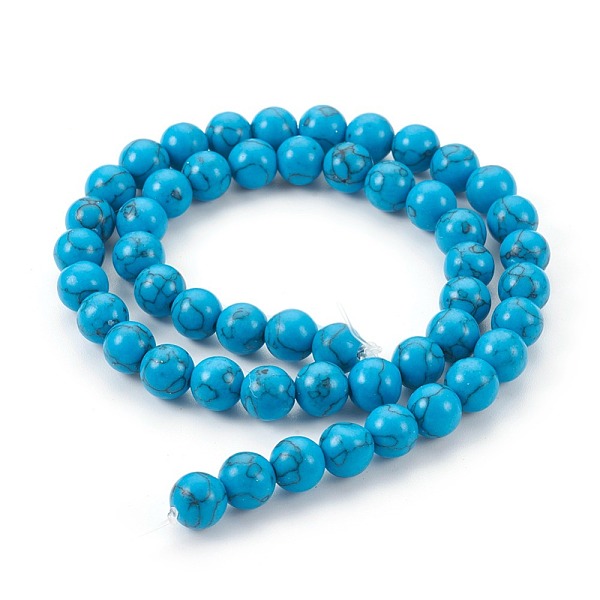 Synthetic Turquoise Beads Strands