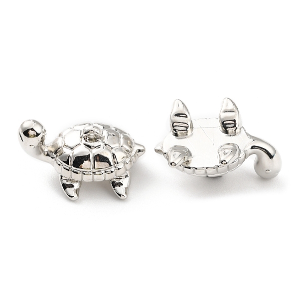 

PandaHall CCB Plastic Pendants, Sea Turtle Charm, Platinum, 21x35x25mm, Hole: 1.4mm Plastic Turtle