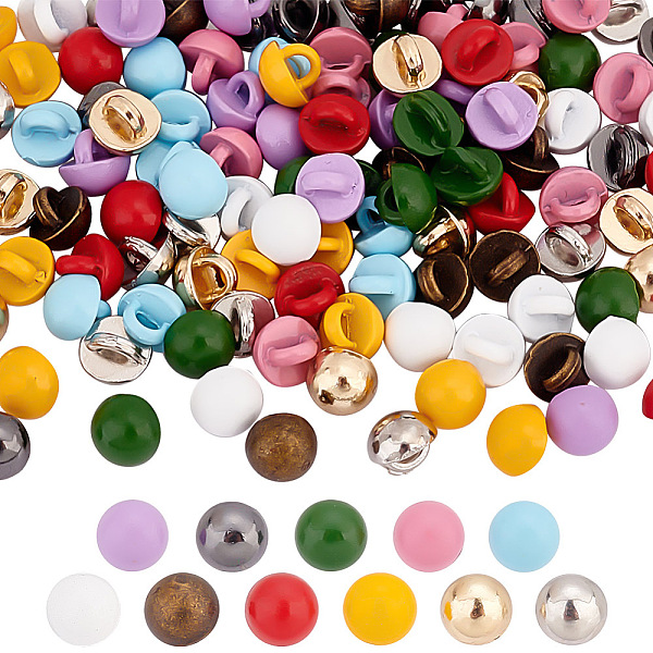 110 bouton à tige en alliage avec peinture en aérosol de 11 couleurs