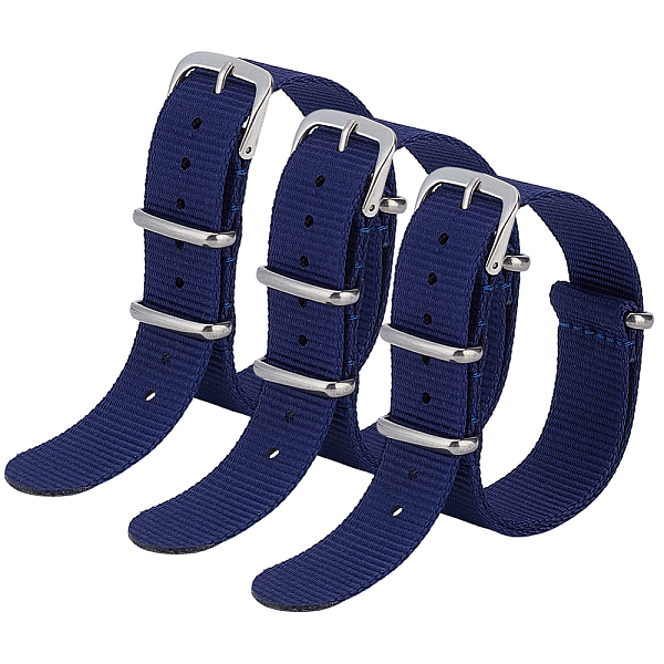 3Pcs Nylon Watch Bands
