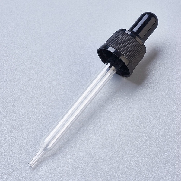 

PandaHall Glass Teardrop Set Transfer Graduated Pipettes, Black, 105x22mm, Capacity: 50ml(1.69fl. oz) Glass Black