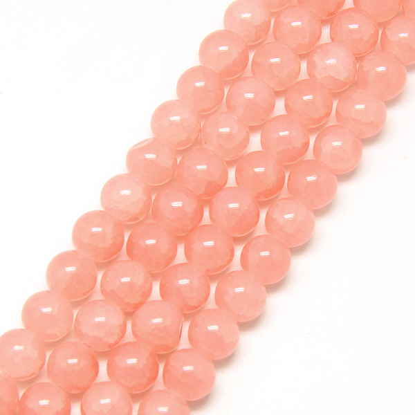 

PandaHall Baking Painted Crackle Glass Bead Strands, Round, Light Salmon, 4mm, Hole: 1.1~1.3mm, about 200pcs/strand, 31.4 inch Glass Round..., Red
