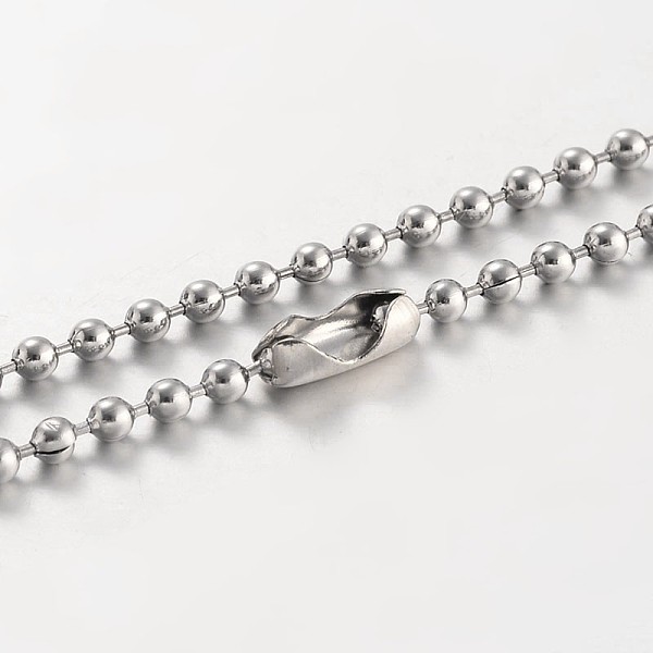 Stainless Steel Ball Chains Necklace