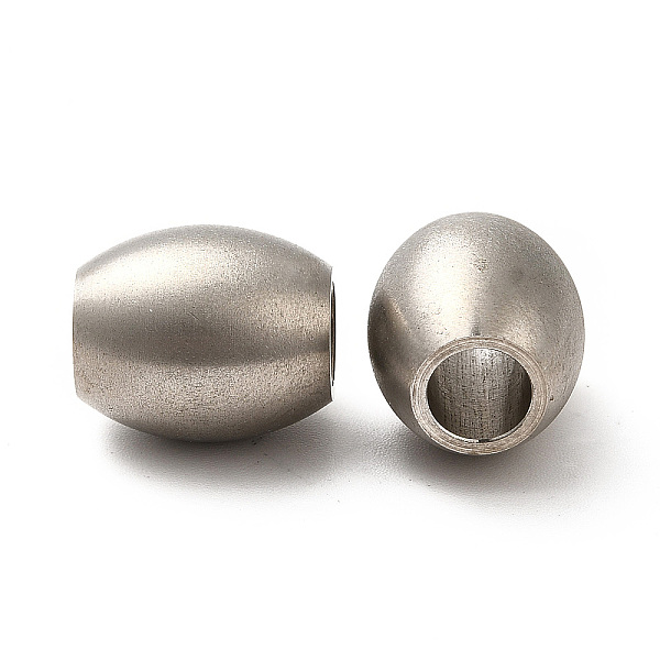 

PandaHall 304 Stainless Steel European Beads, Large Hole Beads, Barrel, Stainless Steel Color, 15.5x13mm, Hole: 6mm 304 Stainless Steel...