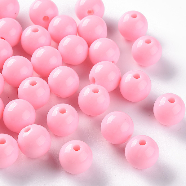 Opaque Acrylic Beads - image