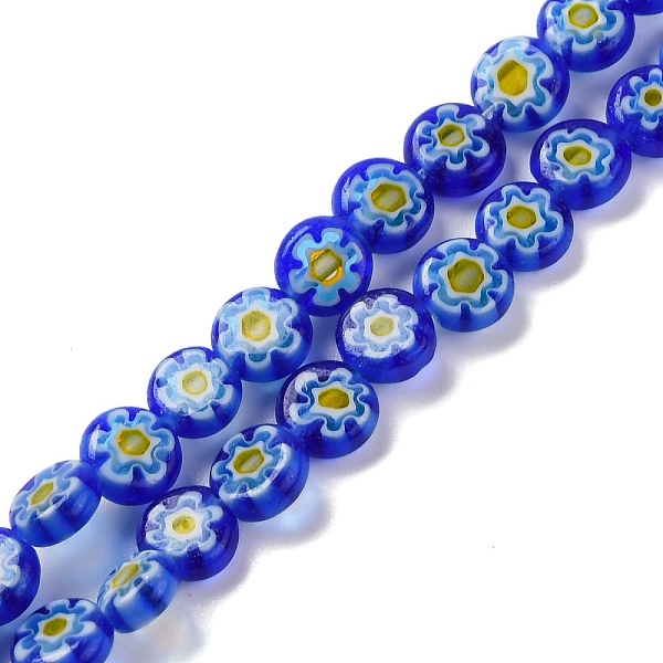 Handmade Millefiori Lampwork Beads Strands