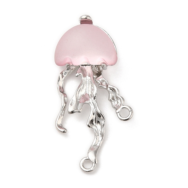 

PandaHall Resin Jellyfish Chandelier Component Links, Platinum Plated Alloy Sea Animal Links, Pink, 36x17x12mm, Hole: 1.8mm and 6x3mm...