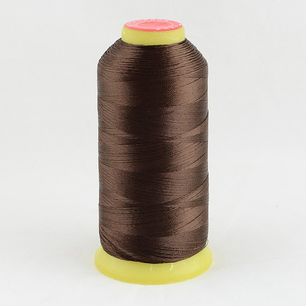 

PandaHall Polyester Sewing Thread, Coconut Brown, 0.8mm, about 180m/roll Polyester Brown