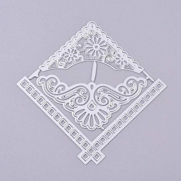 

PandaHall Frame Metal Cutting Dies Stencils, for DIY Scrapbooking/Photo Album, Decorative Embossing DIY Paper Card, Floral Pattern, Matte...