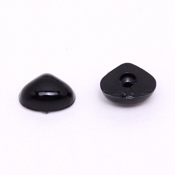 

PandaHall Plastic Doll Noses, Craft Eyes, for Crafts, Crochet Toy and Stuffed Animals, Triangle, Black, 7.5x9x4mm Plastic Triangle Black