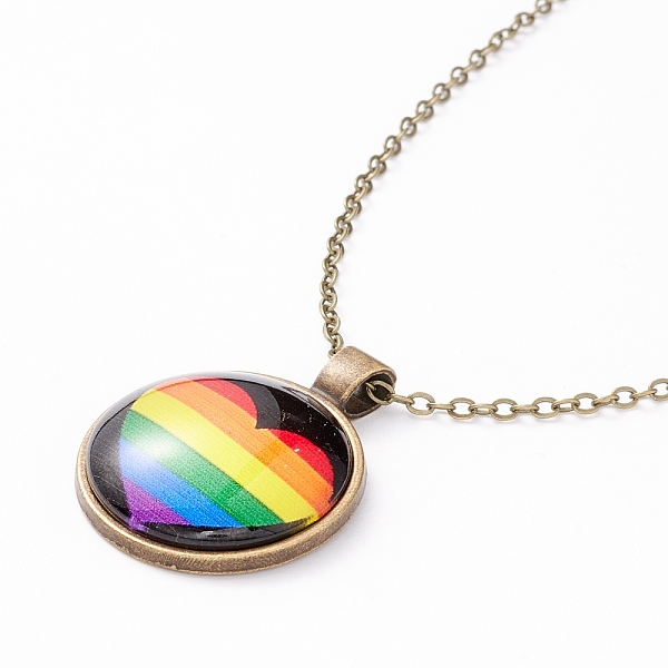 Regenbogen-Pride-Halskette
