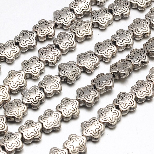 

PandaHall Tibetan Style Star Alloy Bead Strands, Lead Free & Cadmium Free & Nickel Free, Antique Silver, 7x7x2.5mm, Hole: 1.5mm, about...