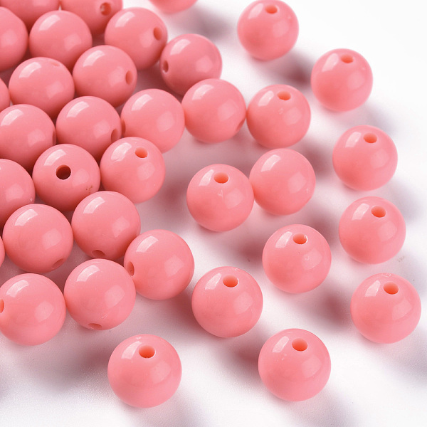 Opaque Acrylic Beads - image