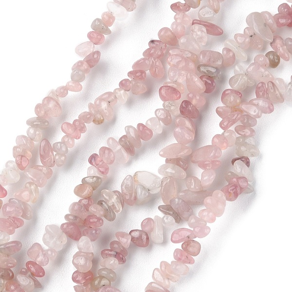 

PandaHall Natural Rose Quartz Beads Strands, Chip, 1.5~4.5x3~13x2.5~8mm, Hole: 0.6mm, 30.94~31.97 inch(78.6~81.2cm) Rose Quartz Chip