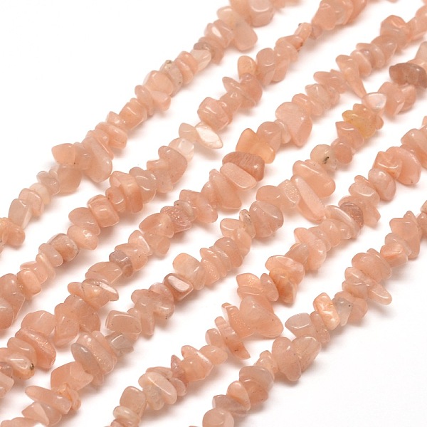 

PandaHall Natural Sunstone Chip Bead Strands, 5~8x5~8mm, Hole: 1mm, about 31.5 inch Sunstone Chip