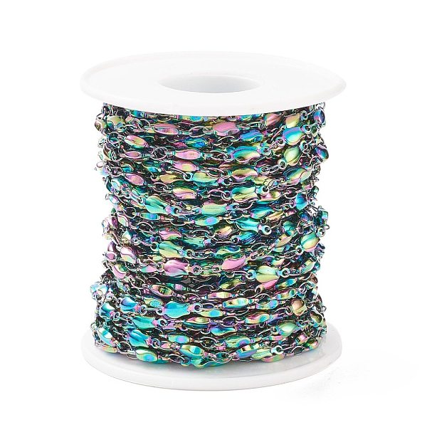 Rainbow Color 304 Stainless Steel Link Chains