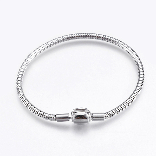 304 Stainless Steel European Style Chains Bracelet Making