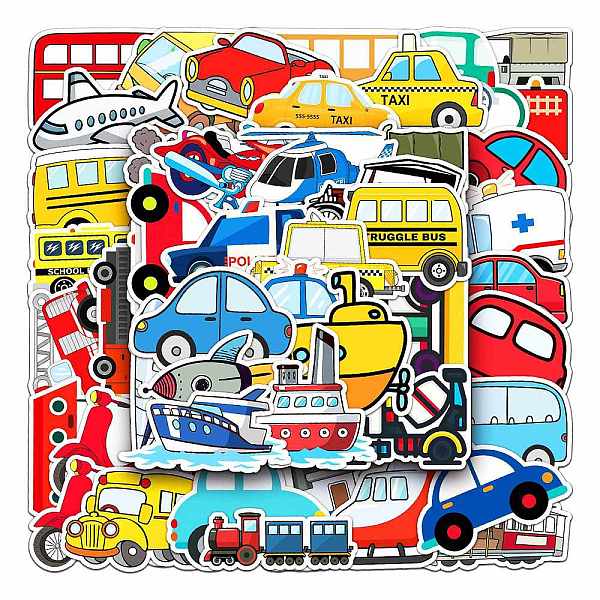 

PandaHall Waterproof PVC Adhesive Stickers, for Suitcase, Skateboard, Refrigerator, Helmet, Mobile Phone Shell, Car Pattern, 55~85mm...