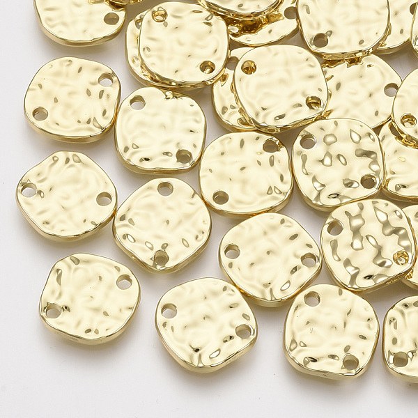 

PandaHall Alloy Links connectors, Flat Round, Light Gold, 11.5x11x2mm, Hole: 1.4mm Alloy Flat Round