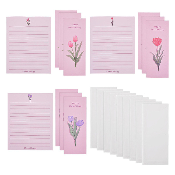 3Pcs Paper Letter Stationery