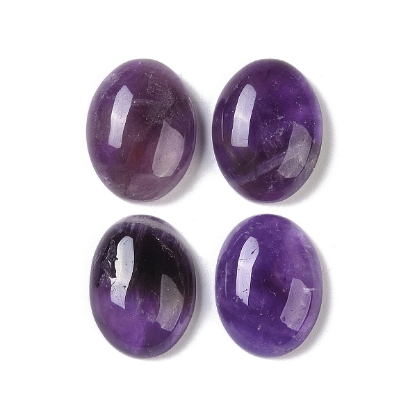 

PandaHall Natural Amethyst Cabochons, Oval, 20~20.8x15~15.5x5.8~6.5mm Amethyst Oval