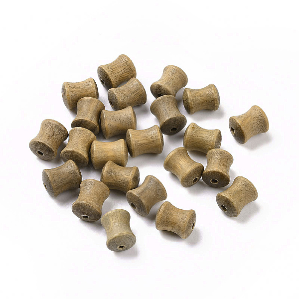 

PandaHall Sandalwood Beeds, Bamboo Stick, Tan, 7.6~8.5x10~10.3mm, Hole: 1.6~2mm, about 1200pcs/500g Sandalwood Bamboo Orange