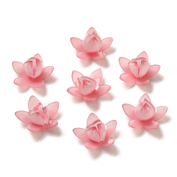 

PandaHall Flower Bead Cap, for DIY Jewelry Making, Crimson, 22~23x12~13mm, Hole: 1~1.4mm Acrylic Pink