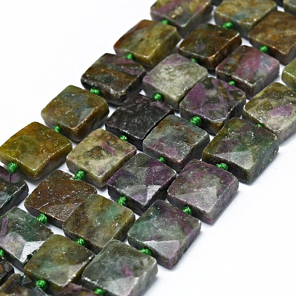 

PandaHall Natural African Jade Beads Strands, Faceted, Square, 9.5~12x9~12x5~6mm, Hole: 0.8mm, about 29~34pcs/strand, 15.94~16.54 inch...