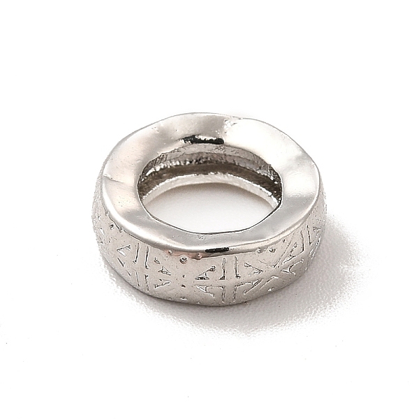 

PandaHall Brass European Beads Large Hole Beads, Cadmium Free & Lead Free, Column, Platinum, 10x3mm, Hole: 6mm Brass Column