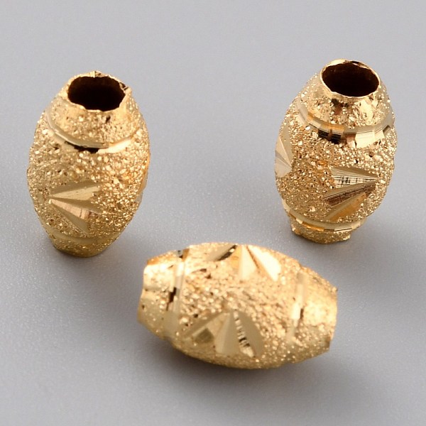 

PandaHall Brass Beads, Long-Lasting Plated, Barrel, Real 24K Gold Plated, 8x5mm, Hole: 2mm Brass Barrel