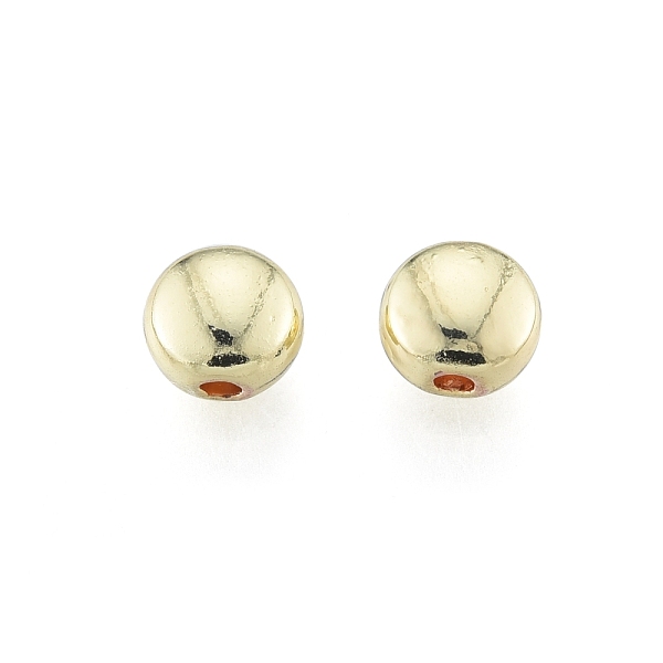 

PandaHall Alloy Beads, Cadmium Free & Lead Free, Flat Round, Light Gold, 5.5x3mm, Hole: 1.4mm Alloy Flat Round