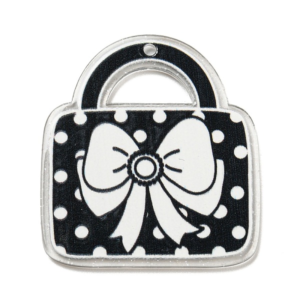 

PandaHall Acrylic Pendnat, Bowknot, 39.5x36x2mm, Hole: 2mm Acrylic Bowknot