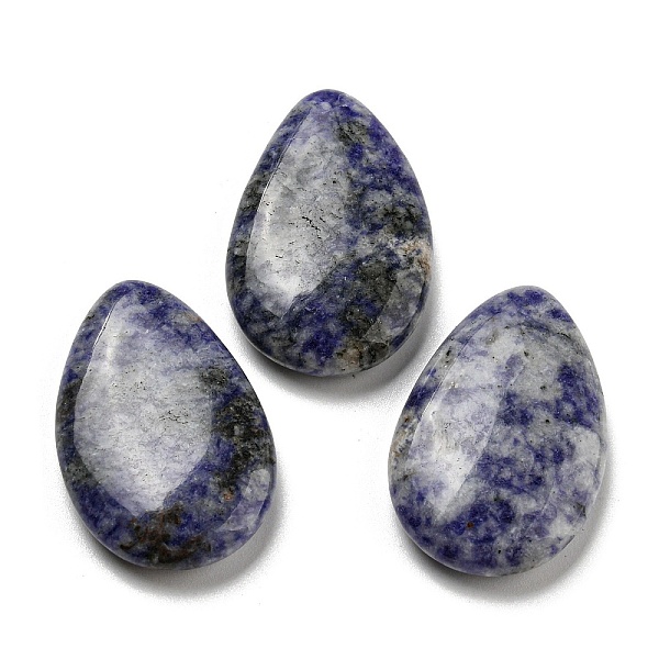 

PandaHall Natural Blue Spot Jasper Beads, No Hole/Drilled, Teardrop, 37~38x25~25.5x7.5~8mm Blue Spot Jasper Teardrop