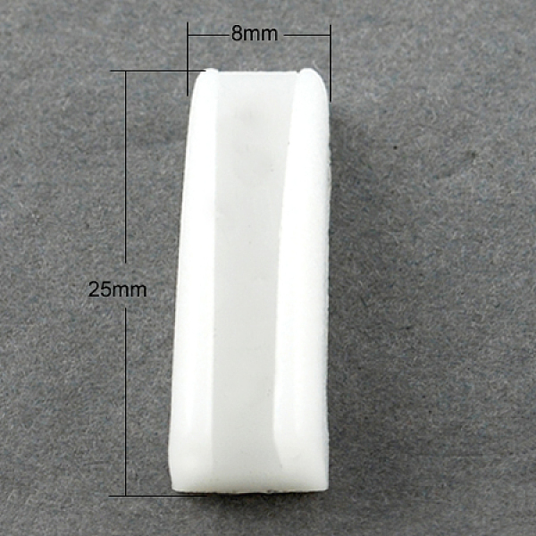 

PandaHall Plastic Plier Covers, Replacement Jaw For Nylon Jaw Pliers, White, 25x8x7mm Plastic White