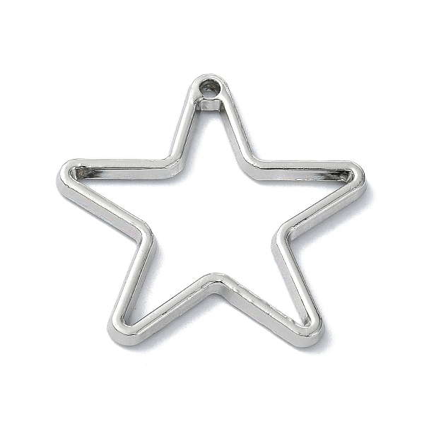 

PandaHall Rack Plating Alloy Pendants, Star, Platinum, 31.5x31.5x2mm, Hole: 1mm Alloy Star