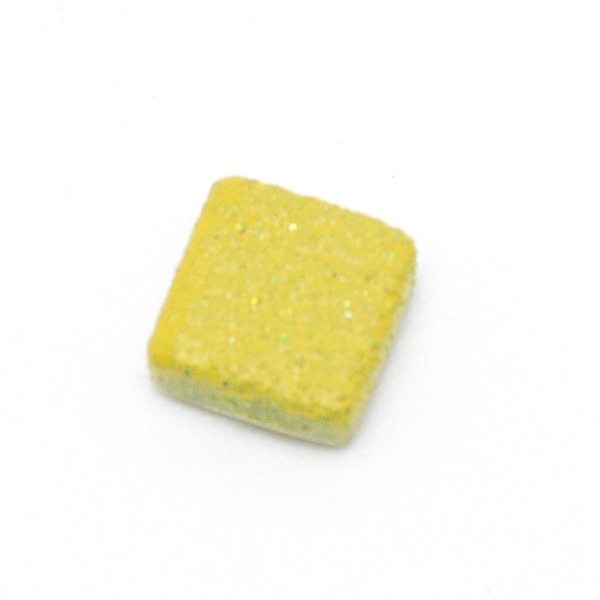 

PandaHall Glitter Glass Cabochons, Mosaic Tiles, for Home Decoration or DIY Crafts, Square, Yellow, 10x10x4mm, 150pcs/150g Glass Square...