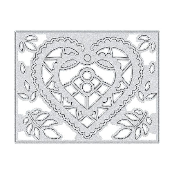 

PandaHall Heart Carbon Steel Cutting Dies Stencils, for DIY Scrapbooking/Photo Album, Decorative Embossing DIY Paper Card, Matte Platinum...