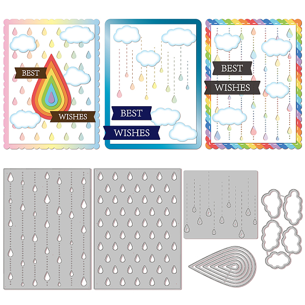 

PandaHall Carbon Steel Cutting Dies Stencils, for DIY Scrapbooking, Photo Album, Decorative Embossing Paper Card, Stainless Steel Color...