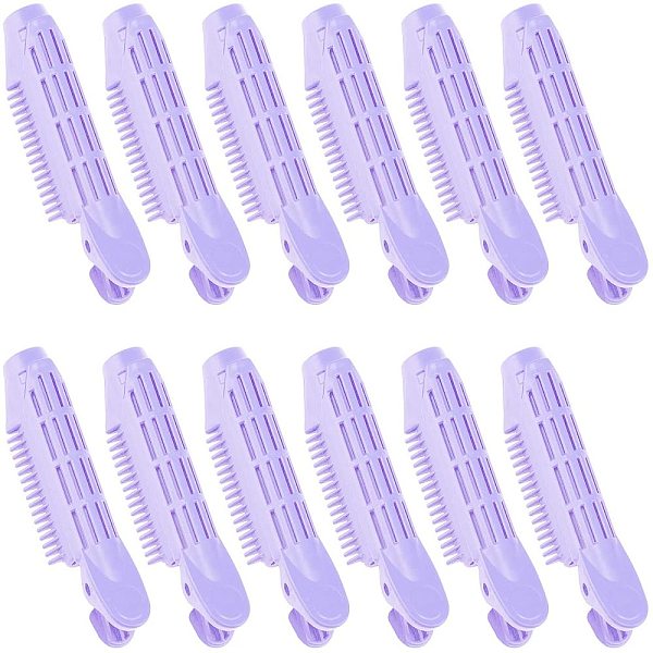 PandaHall SUPERFINDINGS 12Pcs Volumizing Hair Root Clips Self Grip Naturally Fluffy Curly Hair Styling Tool No Heat for Short & Long Hair...