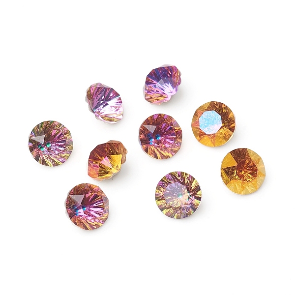 

PandaHall Glass Rhinestone Cabochons, Pointed Back & Back Plated, Faceted, Diamond Shape, Mixed Color, 8x5.5mm Glass Rhinestone Diamond..., Multicolor