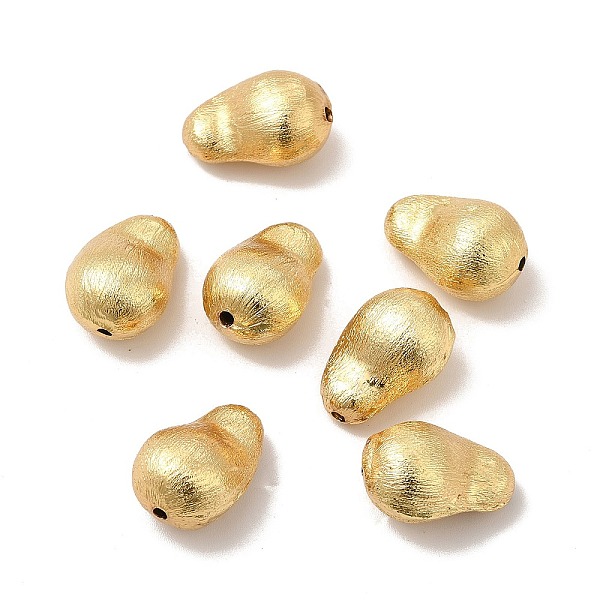 

PandaHall Rack Plating Eco-Friendly Brass Beads, Long-Lasting Plated, Lead Free & Cadmium Free, Potato Shape, Real 18K Gold Plated...